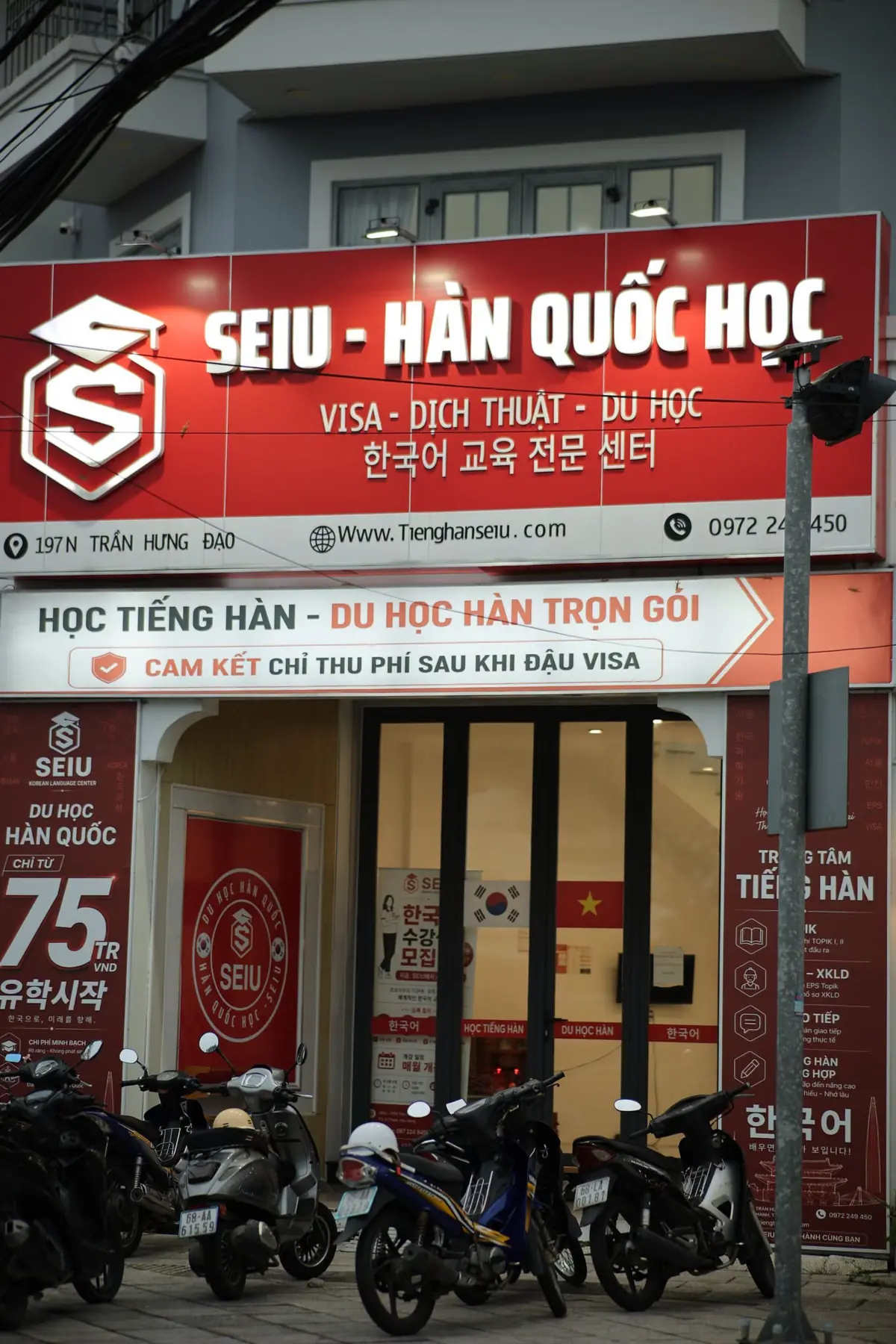 Trung tâm học tiếng Hàn SEIU gần Cần Thơ và Vị Thanh